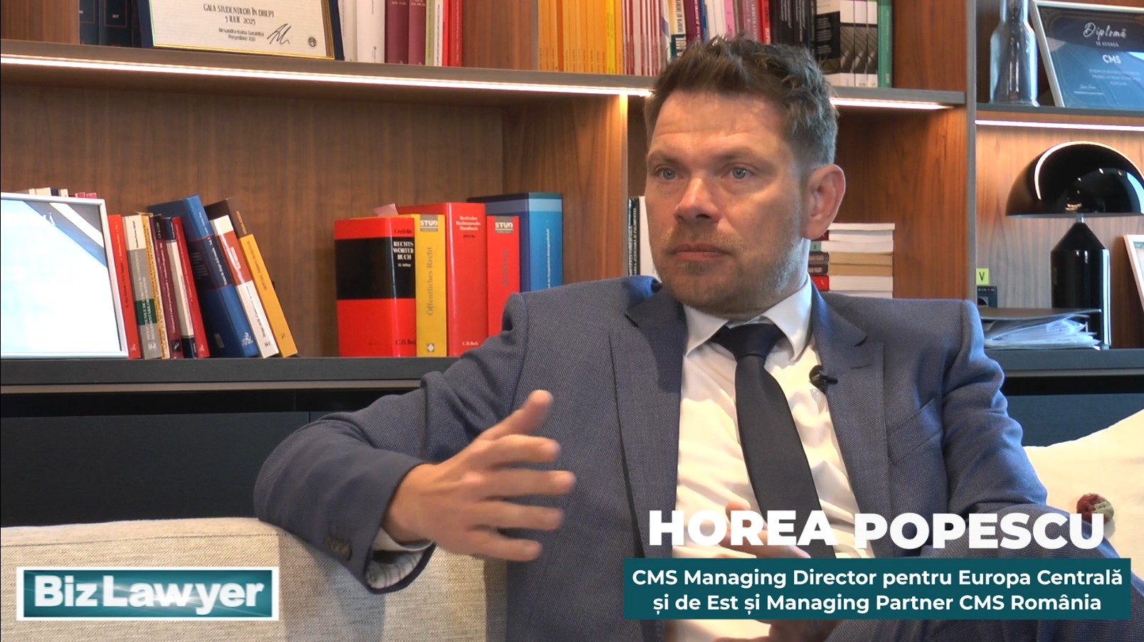 Interviuri Esențiale | Horea Popescu, Managing Partner CMS România, după preluarea funcției de Managing Director pentru Europa Centrală și de Est